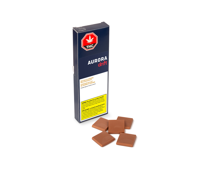 Sea Salt & Caramel Milk Chocolate - Aurora Drift  - Edibles