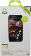 Muvit Motorola Droid Ultra Clear Cover Ready Screen Protector (2PK)