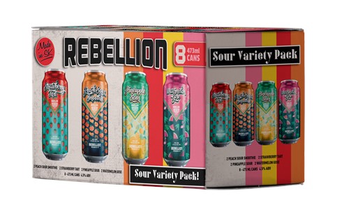 Rebellion Brewing Company 8C Rebellion Sour Variety Pack 3784ml