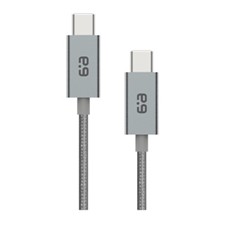 PureGear - USB-C to USB-C Braided Charge and Sync Cable (120cm) - Gray