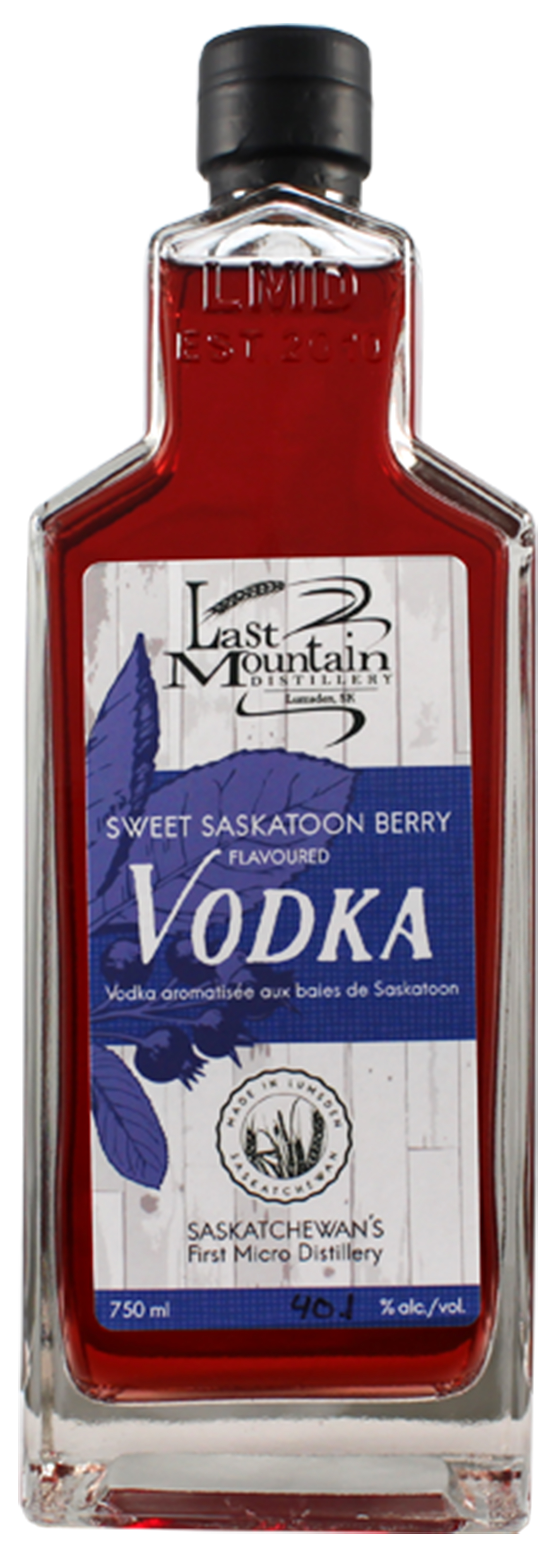 Sweet Saskatoon Berry Vodka 750ml