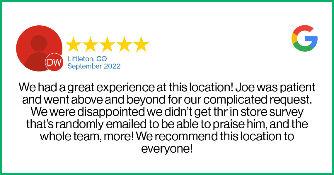 Check out this recent customer review about the Verizon Cellular Plus store in Littleton, CO