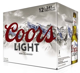 Molson Breweries 12B Coors Light 4092ml