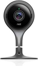 Google Nest Cam Indoor black smart home security camera