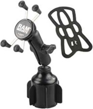 RAM Mounts RAM X-Grip with Stubby Cup Holder Base Rugged Vehicle Mount