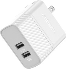 OtterBox Cloud Dream Dual Usb A Port 24w Wall Charger And Usb A To Apple Lightning Cable 1m
