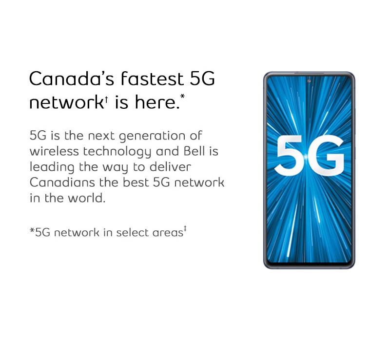 Canada's fastest 5G network is here. 