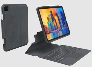 Zagg -  iPad Pro 11 / Air 10.9&quot; Pro Keys With Trackpad Bluetooth Keyboard Case - Charcoal