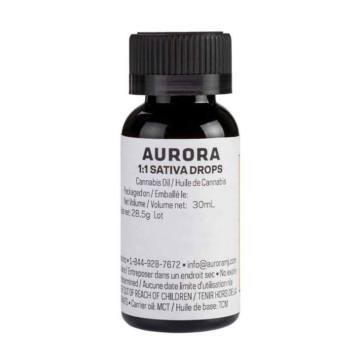 1:1 Sativa Drops - Aurora - Oil