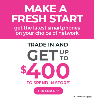 Trade-in and get up to $400 to spend in-store