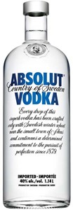 Corby Spirit &amp; Wine Absolut Blue Vodka 1140ml
