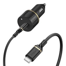 Otterbox -  Fast Charge 20w Usb C Pd Car Charger And Usb C To Usb C Cable 1m - Black Shimmer