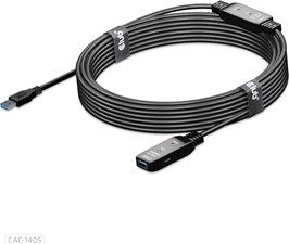 Club3D - USB 3.2 Gen1 Active Repeater Cable 10m/32.8ft M/F 28AWG