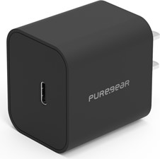 PureGear 15W Black Single Port USB-C Wall Charger Hub