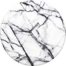 PopSockets Popsockets - Popgrips Swappable Nature Device Stand And Grip - Dove White Marble