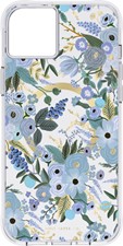 Rifle Paper Co iPhone 14 Plus Rifle Paper MagSafe Case - Garden Party Blue