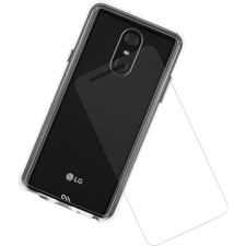 Case-Mate Case-mate - Protection Pack Tough Clear Case Plus Glass Screen Protector For Lg Stylo 5 - Clear