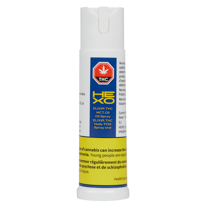 Elixir THC Peppermint Oil - HEXO - Spray - 15ml