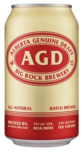 Big Rock Brewery 1C Alberta Genuine Draft 473ml
