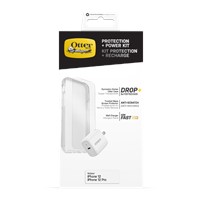 OtterBox iPhone 12/12 Pro Otterbox Symmetry Clear Protection + Power Kit Bundle