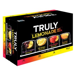 Wett Sales &amp; Distribution 24C Truly Hard Seltzer Lemonade Mix Pack 8520ml