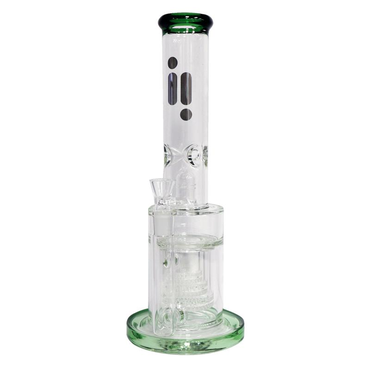 Infyniti, 15" Stemless Water Pipe w/3 Percs & Ice Catcher, Assorted Colours