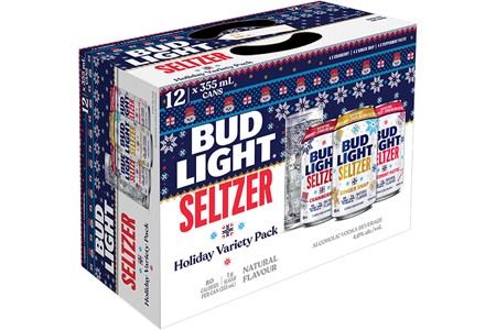 Labatt Breweries 12C Bud Light Seltzer Holiday Variety Pack 4260ml