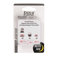 Nite Ize Steelie Replacement Adhesive Kit for Dash Mount + Phone Socket