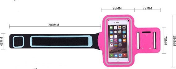 Bulk Packaging iPod Touch 7th Rugged Armband Case - Generation Black