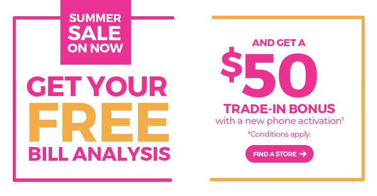 Get $50 trade-in bonus when you trade-in your old phone