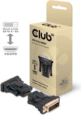 Club3D -  DVI-D (24+1 PIN) Male to HDMI 1.3 Female Black