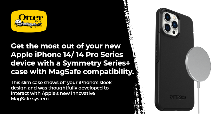 Get the most out of your new Apple iPhone 14/14Pro/14 Pro max with Symmetry Series+ with MagSafe compatibility