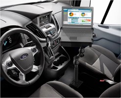 RAM Mounts RAM No-DrillT Laptop Mount for &#39;14-20 Ford Transit Full Size Van