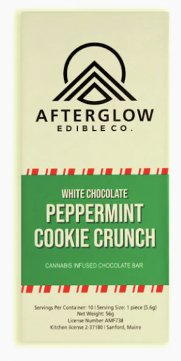Afterglow Peppermint Cookie Crunch Bar