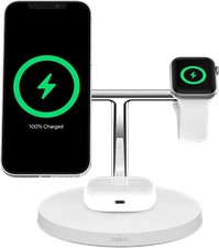 Belkin Boost Charge Pro 3 In 1 Magsafe Wireless Charging Stand 15w