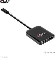 Adapter - USB3 Gen2 USB-C to DisplayPort Dual Monitor 4K60Hz M/F MST Hub