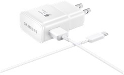 Samsung USB-C Fast Charging Wall Charger (Detachable USB-C/USB Cable)