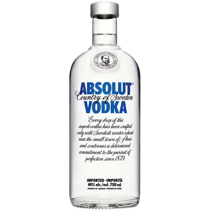 Absolut Blue Vodka 750ml
