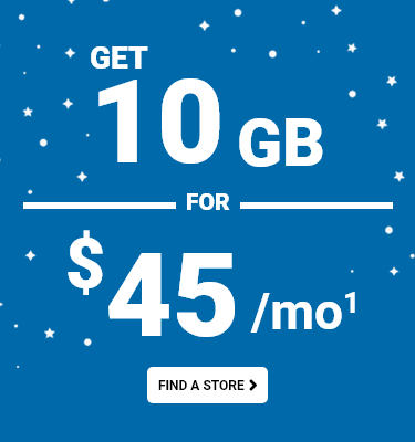 Get 20GB for $45/mo. Find a store.