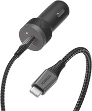 OtterBox Otterbox 30W USB-C PD Premium Pro CLA Car Charger w/ (200cm) USB-C to USB-C Braided Cable