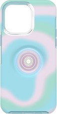OtterBox iPhone 14 Pro Max Otterbox + POP Symmetry Clear Series Case - Blue (Glowing Aura)