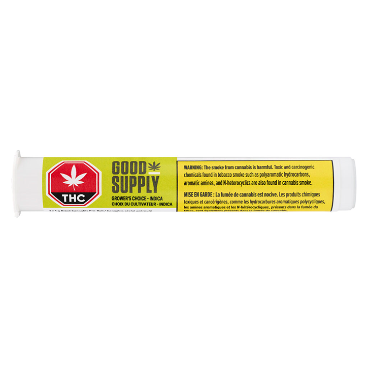 Grower's Choice Indica - Good Supply - Pre-Roll