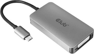 Club3D - USB-C to DVI Dual Link Support 4K30HZ Resolutions