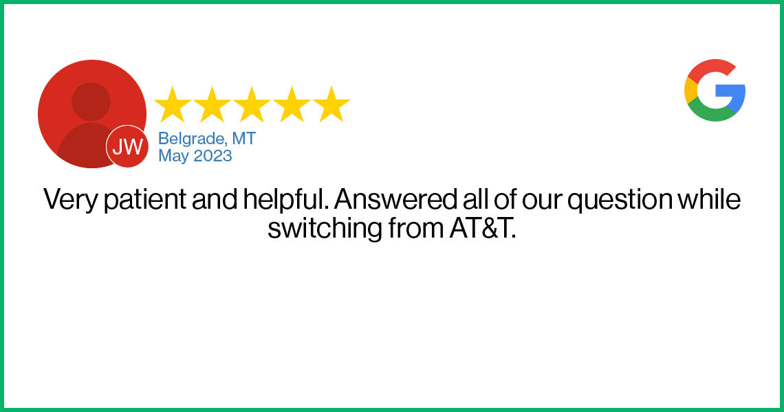 Check out this recent customer review about the Verizon Cellular Plus store in Belgrade, MT.
