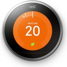 Google Nest Learning Thermostat (Stainless Steel) Smart Home 3rd Gen