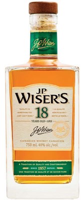 Corby Spirit & Wine J.P. Wiser's 18 Year Old 750ml