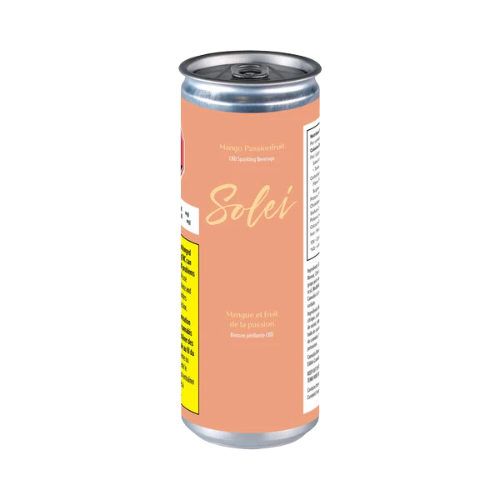 Solei | Mango Passionfruit Sparkling Beverage | 25mg CBD | Bud Bar  Dispensary