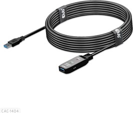 Club3D - USB 3.2 Gen1 Active Repeater Cable 5m/16.4ft M/F 28AWG