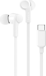 Belkin G3H0002btWHT SoundForm Headphones w/USB-C Connector White