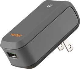 Ventev Qualcomm Wall Charger 3.0 w/single USB port